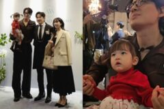 イ・ジフン、家族とイ・ミヌの結婚式出席…「第2子妊娠中」の幸せオーラに注目