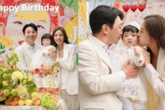 ソン・ダムビ、娘1歳の誕生日を5つ星ホテルで祝福…「結婚式より豪華」なトルチャンチに驚き